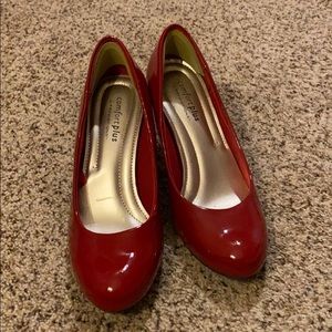 Red Pumps Sz 5.5 Comfort Plus